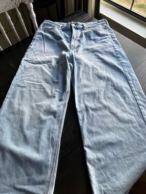 American Eagle Outfitters Curvy Super High Rise Baggy Wide Leg Jeans